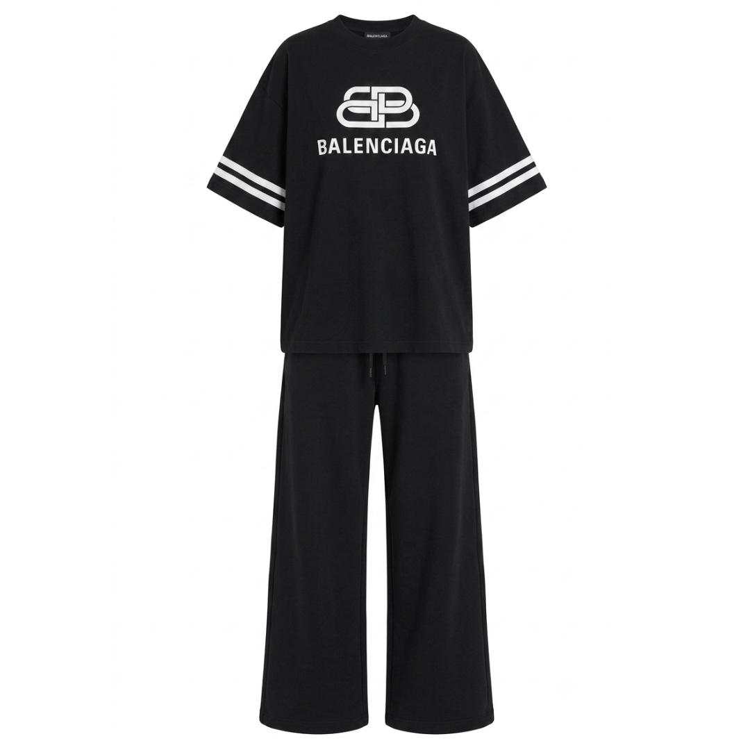ست تی‌شرت شلوار زنانه مدل Balenciaga