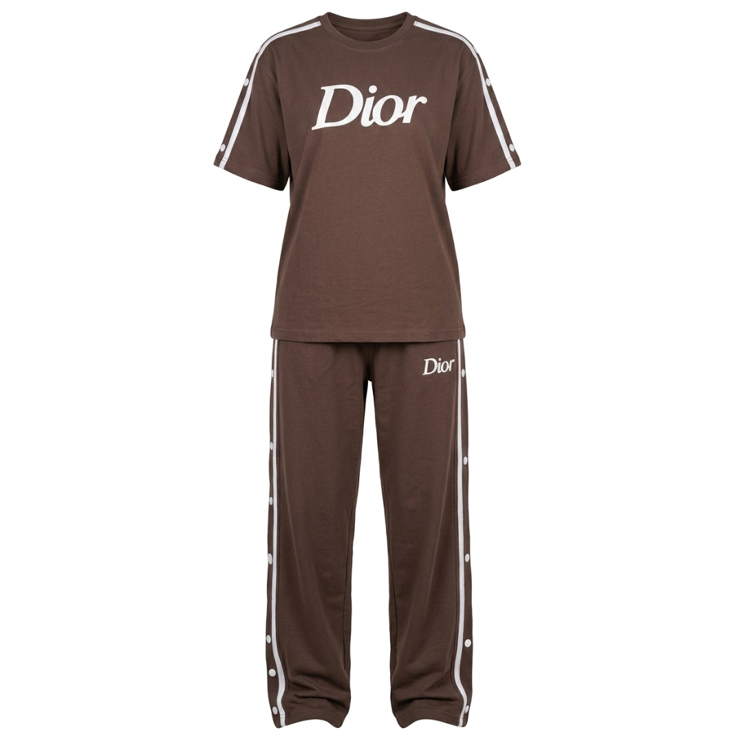 ست تی‌شرت شلوار زنانه مدل Dior